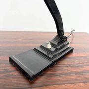Articulated desk lamp ERPE — Black metal and Bakelite, Belgium, 1930s-40s