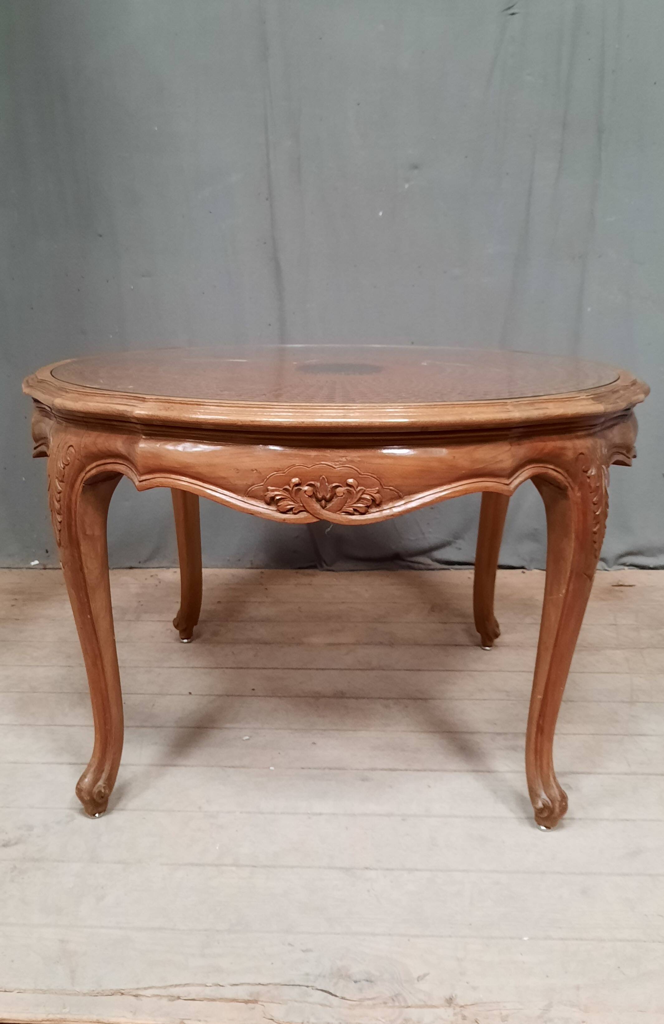 Louis XV style round coffee table