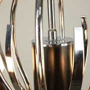 Lustre vintage en forme de cygne chromé, années 70