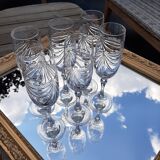 Champagne flutes crystal of Lorraine