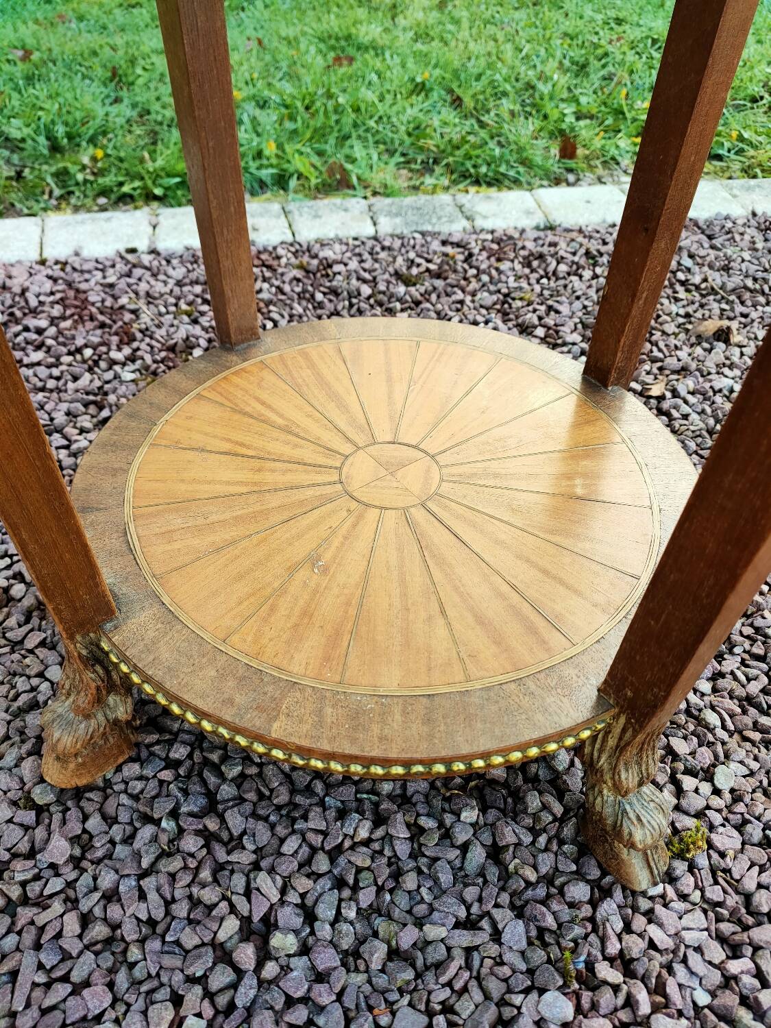 Antique Louis XVI pedestal table from the end of the 19th century