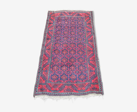 Tapis d'orient fait main vintage persan Belouch 175 x 100