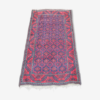 Vintage handmade Persian handmade carpet Belouch 175 x 100