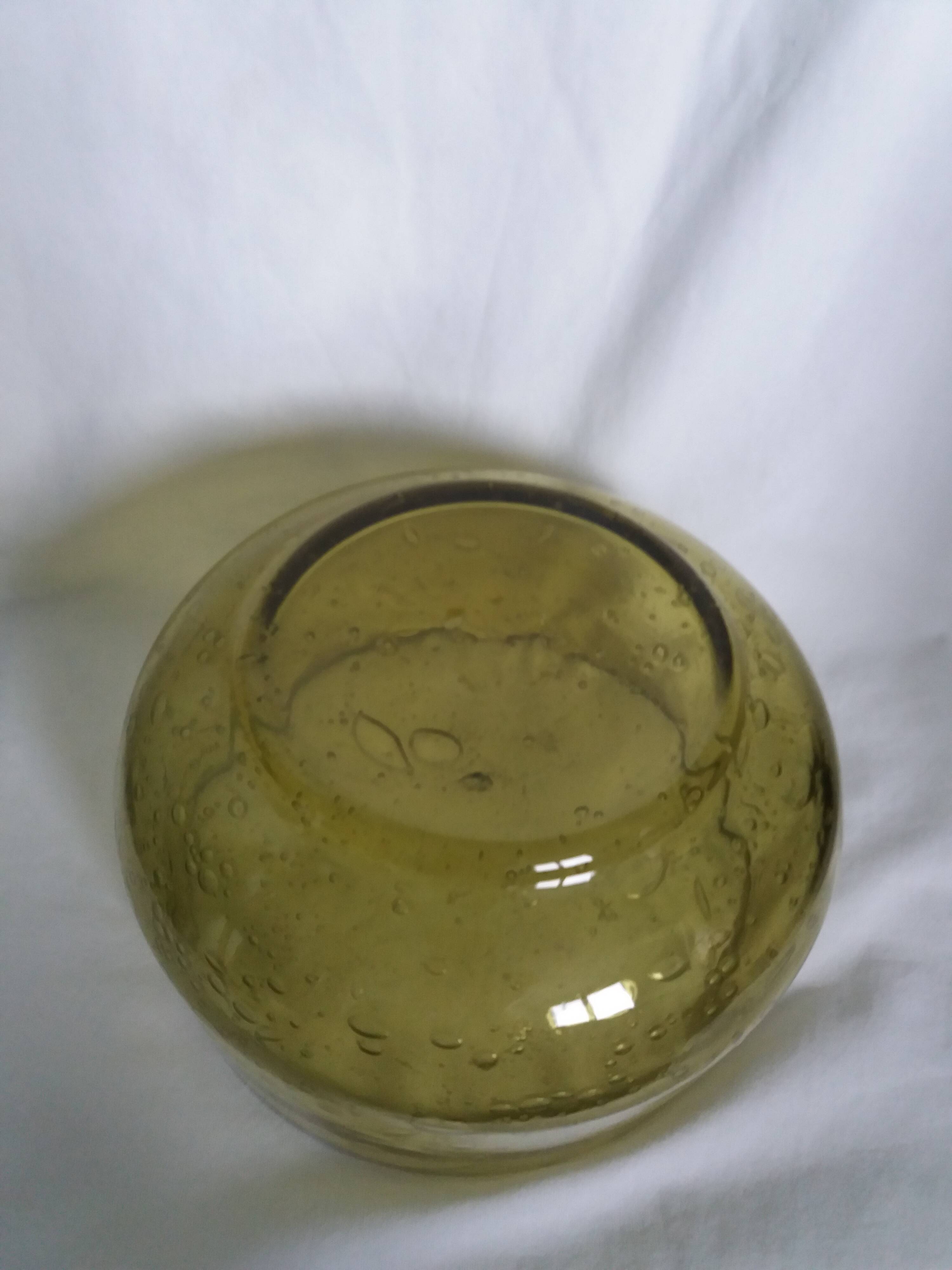 Biot bubble glass salad bowl