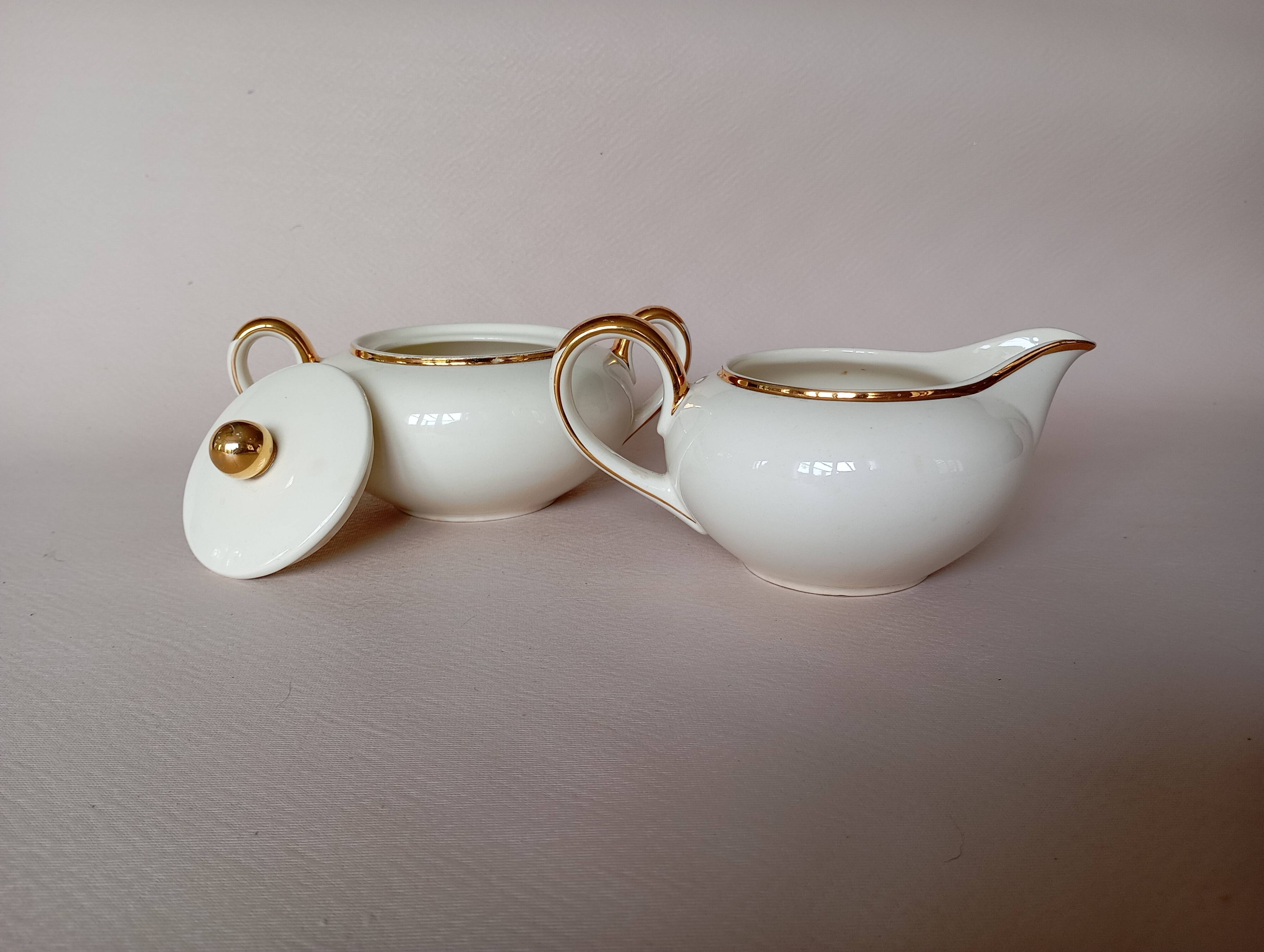 Villeroy & Boch "Biarritz" cream and sugar bowl