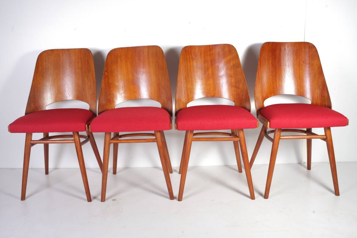 Dining Chairs by Oswald Heardtl for TON, set of 4