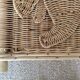 Wicker toy chest