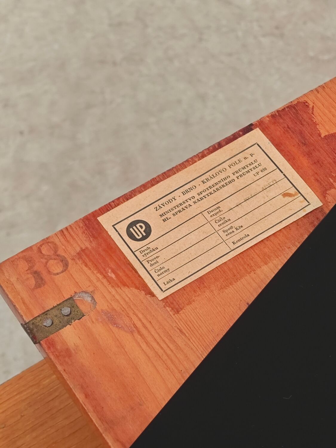 Jindrich Halabala dressing table and bedside tables for Up Zavody 1950