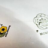 Lot de 2 plats en porcelaine anglaise