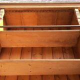 Pine bookcase (251 x 49 x height 288 cm)