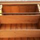 Pine bookcase (251 x 49 x height 288 cm)