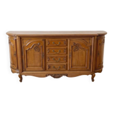 Grand buffet bas enfilade style Louis XV en bois