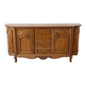 Low buffet enfilade in Louis XV style made of wood