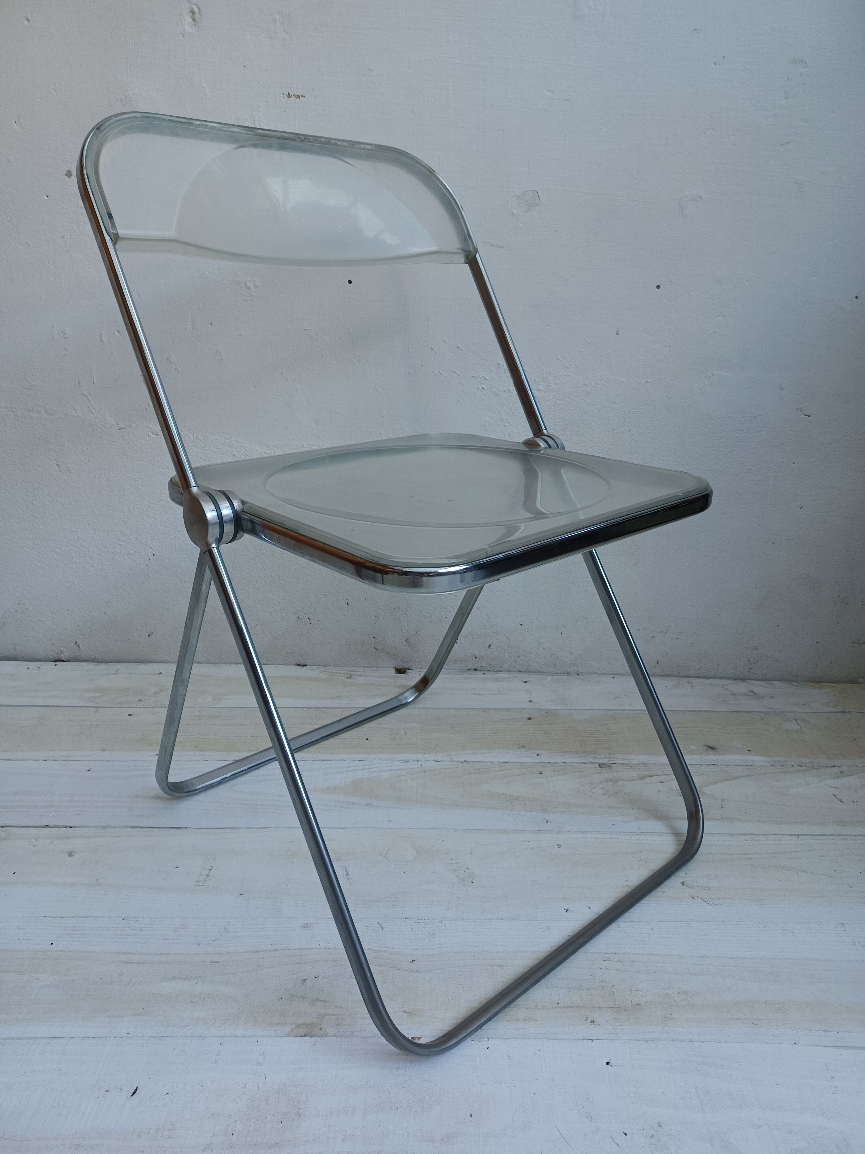 Chaises Plia Giancarlo Piretti édition Castelli ,Italy