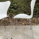 Série de 4 chaises 3107 Arne Jacobsen pour Fritz Hansen