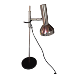 Chromed desk lamp, swivel, vintage, 70s