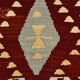 5x8 Geometric Handmade Wool Persian Kilim Rug, 171x260Cm