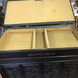 Low gothic style buffet epoque louis xiii