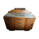 Commode plateau marbre beige  style art deco