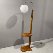 Lampe de sol art déco, années 1930, Tchécoslovaquie