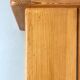 table basse en pin brutaliste