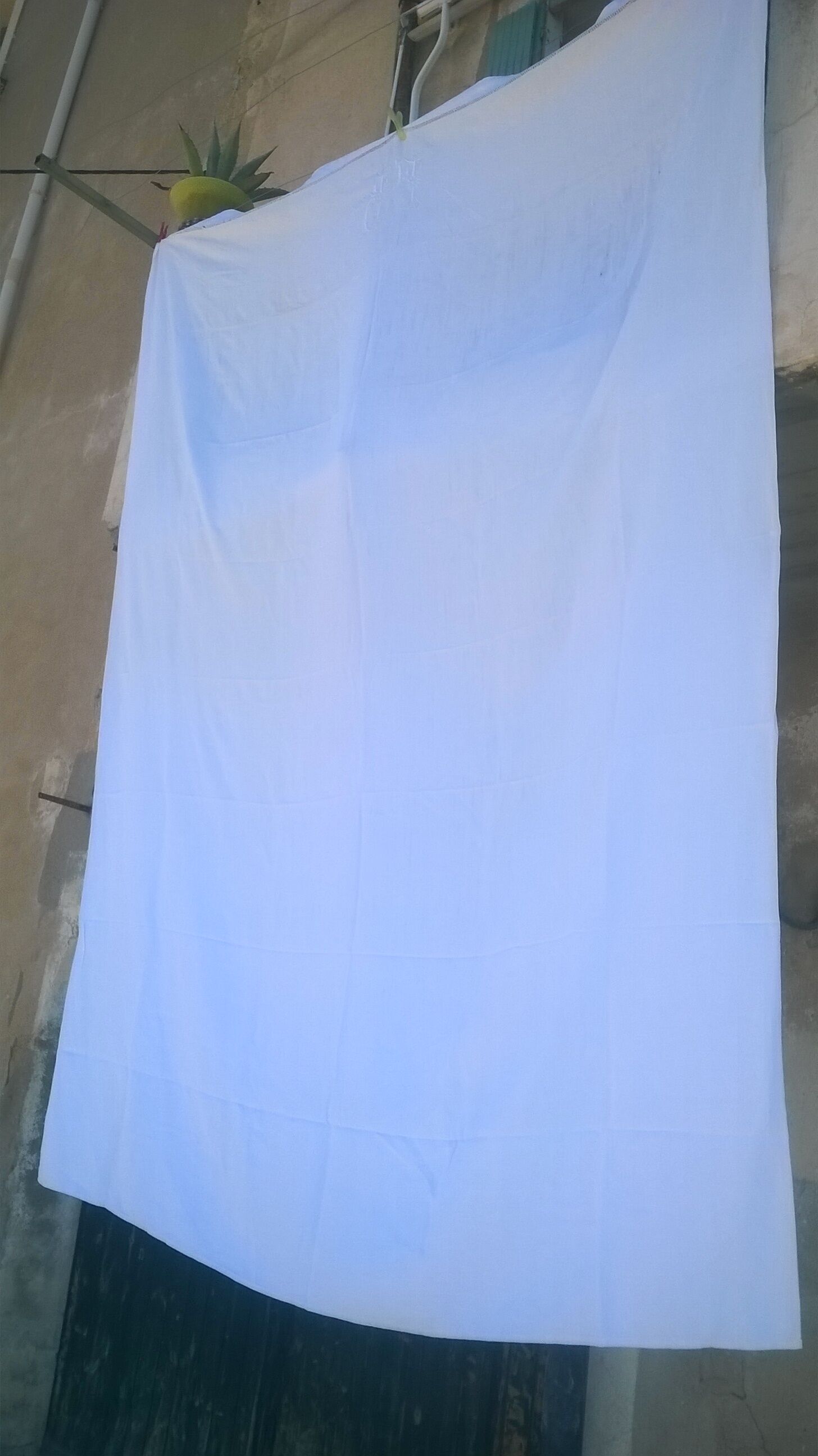 Vintage sheet "with monogram"