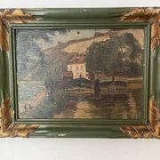 Paire de tableaux anciens
