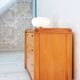 Commode pin massif, brutalisme,1980