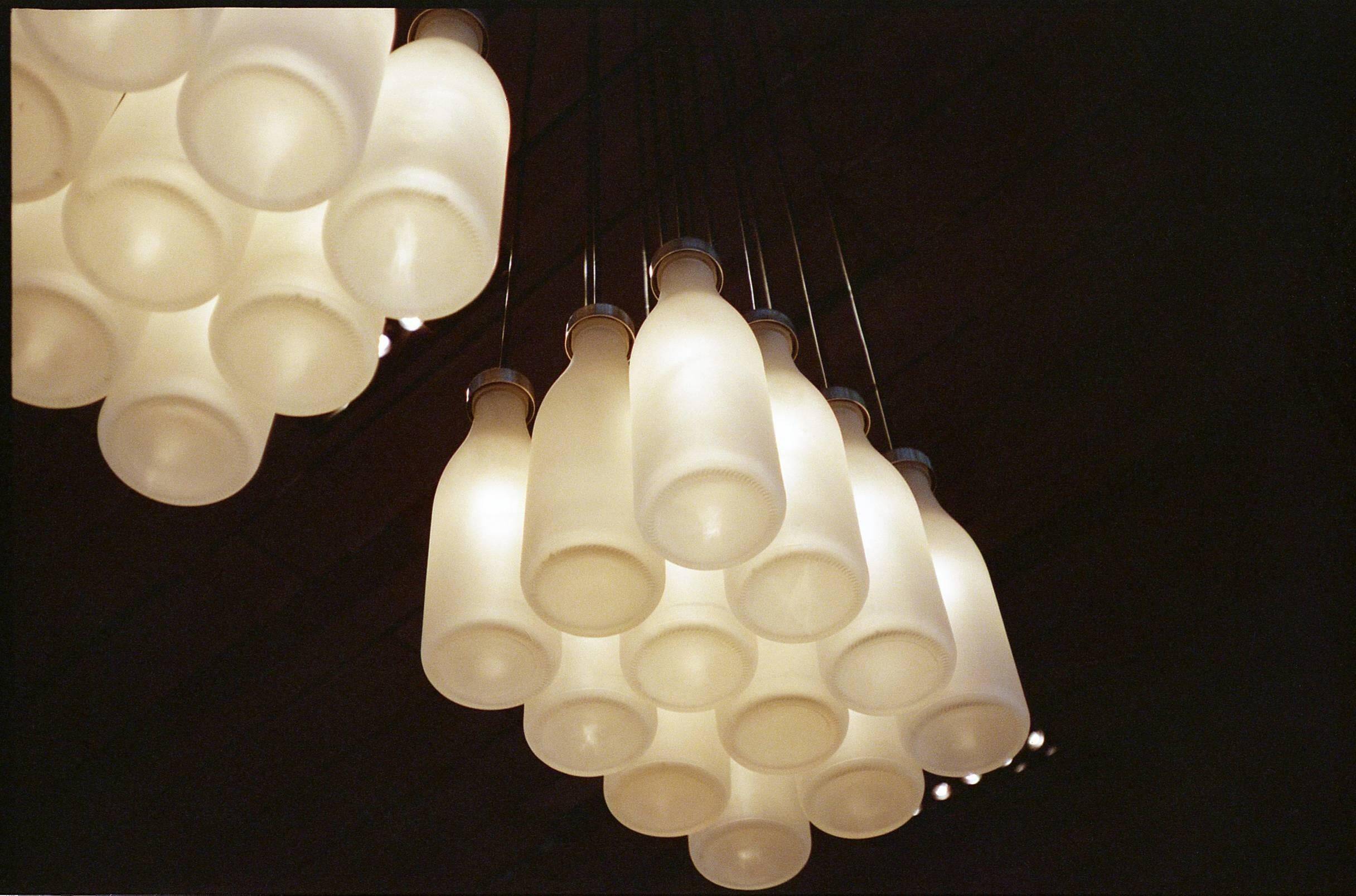 Tejo Remy "Milk Bottle Lamp", limited edition, 1991