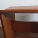 Gustave Gautier 1960 massive elm butterfly butterfly tabouret