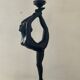 Vintage lamp Dancer of the 70s-80s Art Deco style