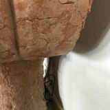 Important Verona marble fountain, vasque decorated with godrons
