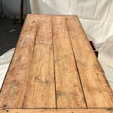 Table de ferme pied fuseau