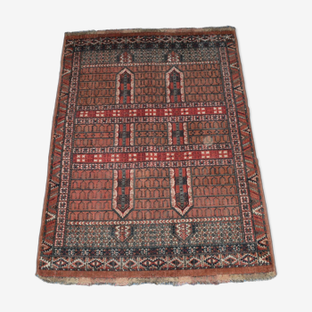 Yomud Turkmen carpet, 164 cm x 227 cm, wool on wool, early 20th century