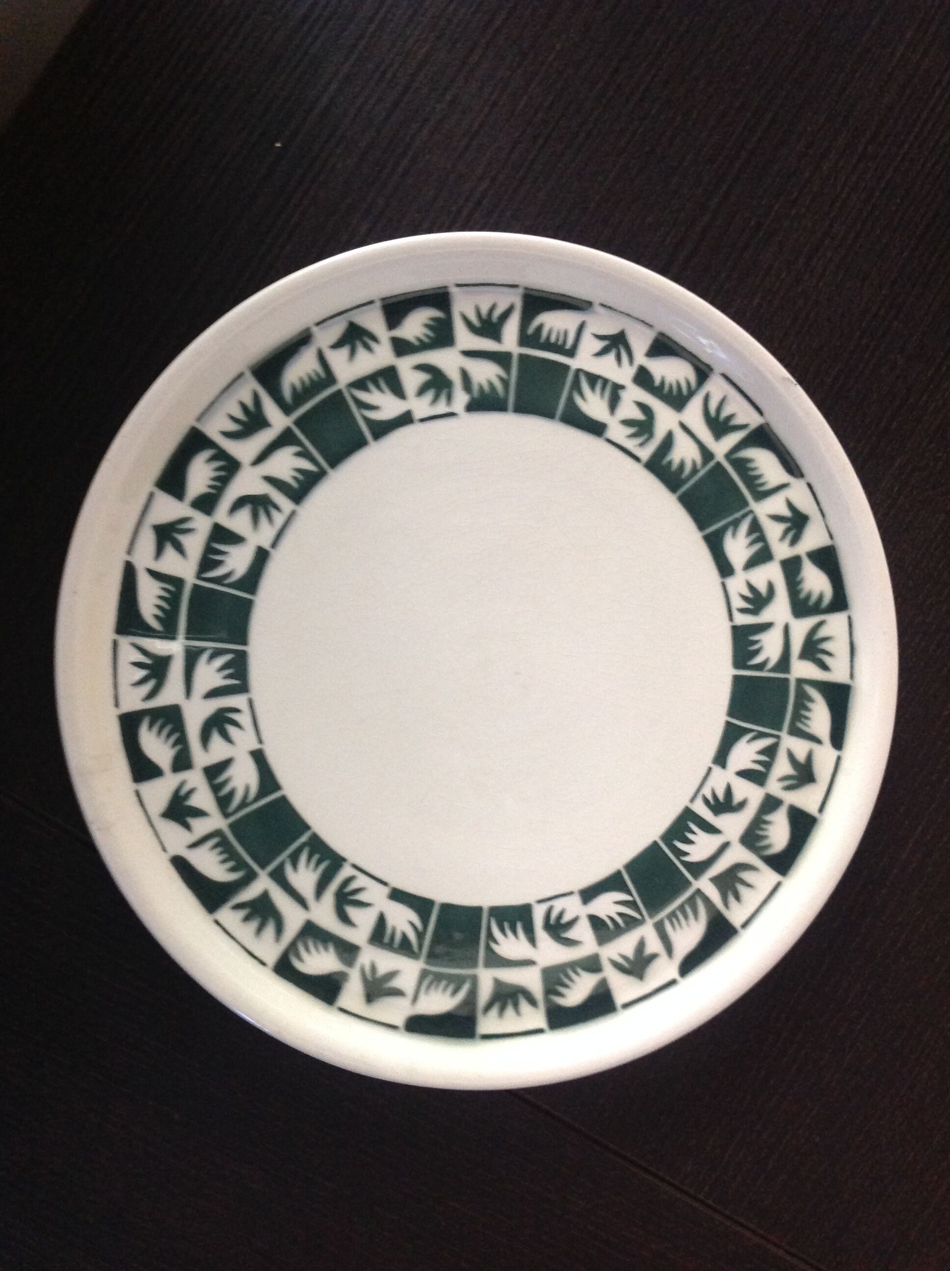 Tarte dish of Sarreguemines faienceries vintage 50s-60s