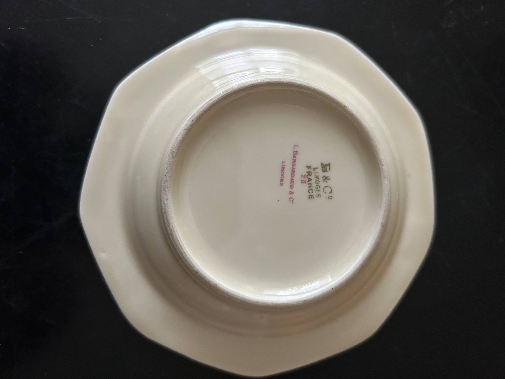 set of 4 Bernardaud ashtrays