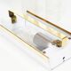 Wall lamp in brass and glass by Doria Leuchten