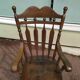 Rocking chair in solid wood beech - yugoslavia