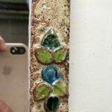 Ceramic mirror, La Roue, Vallauris.