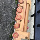 Folk art wooden train