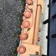 Folk art wooden train