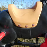 Vintage carousel riding horse