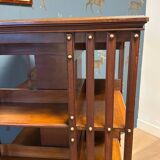 Large antique revolving bookcase