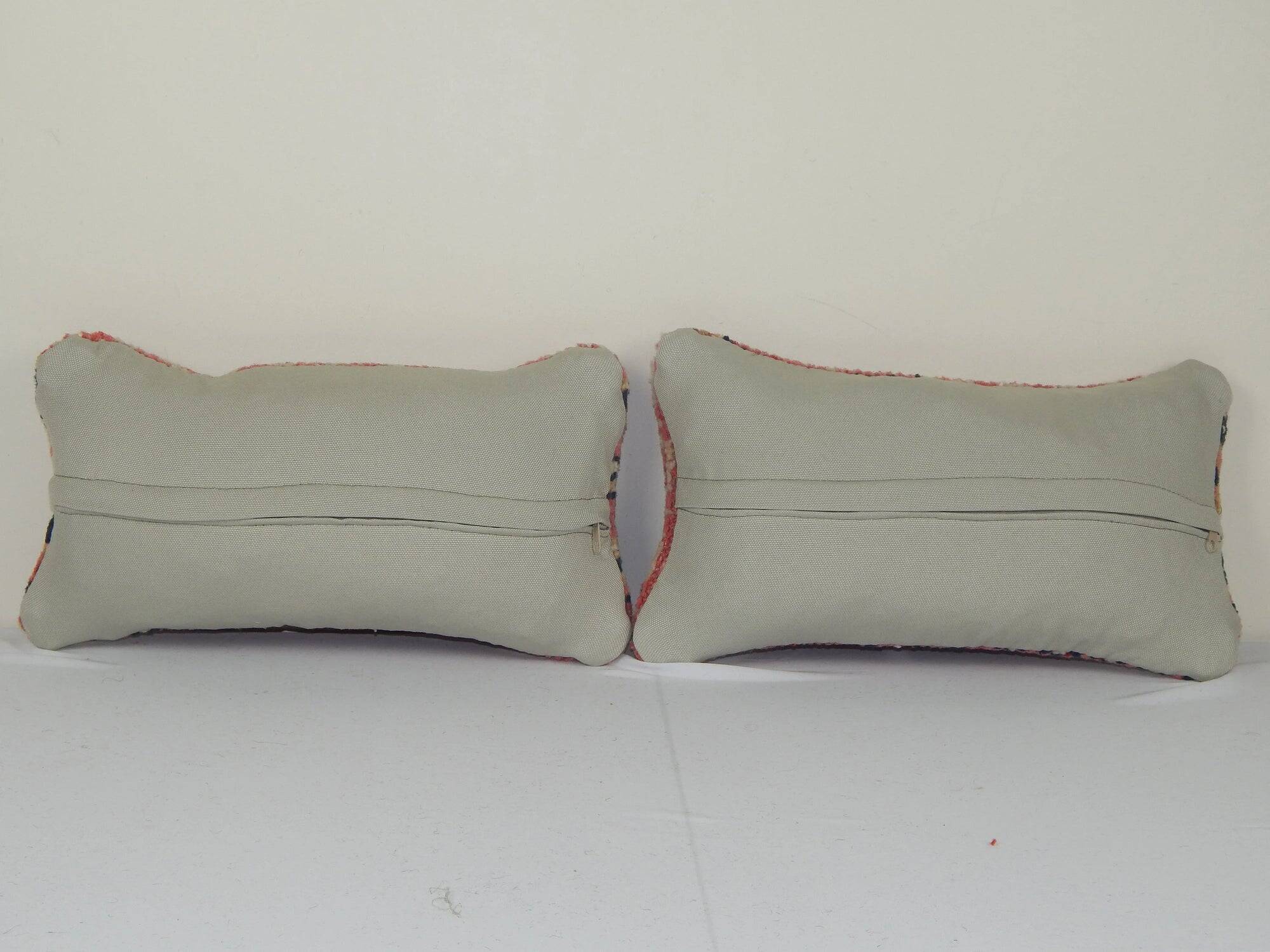 Lot de 2 housses de coussin turque vintage 20x41 cm