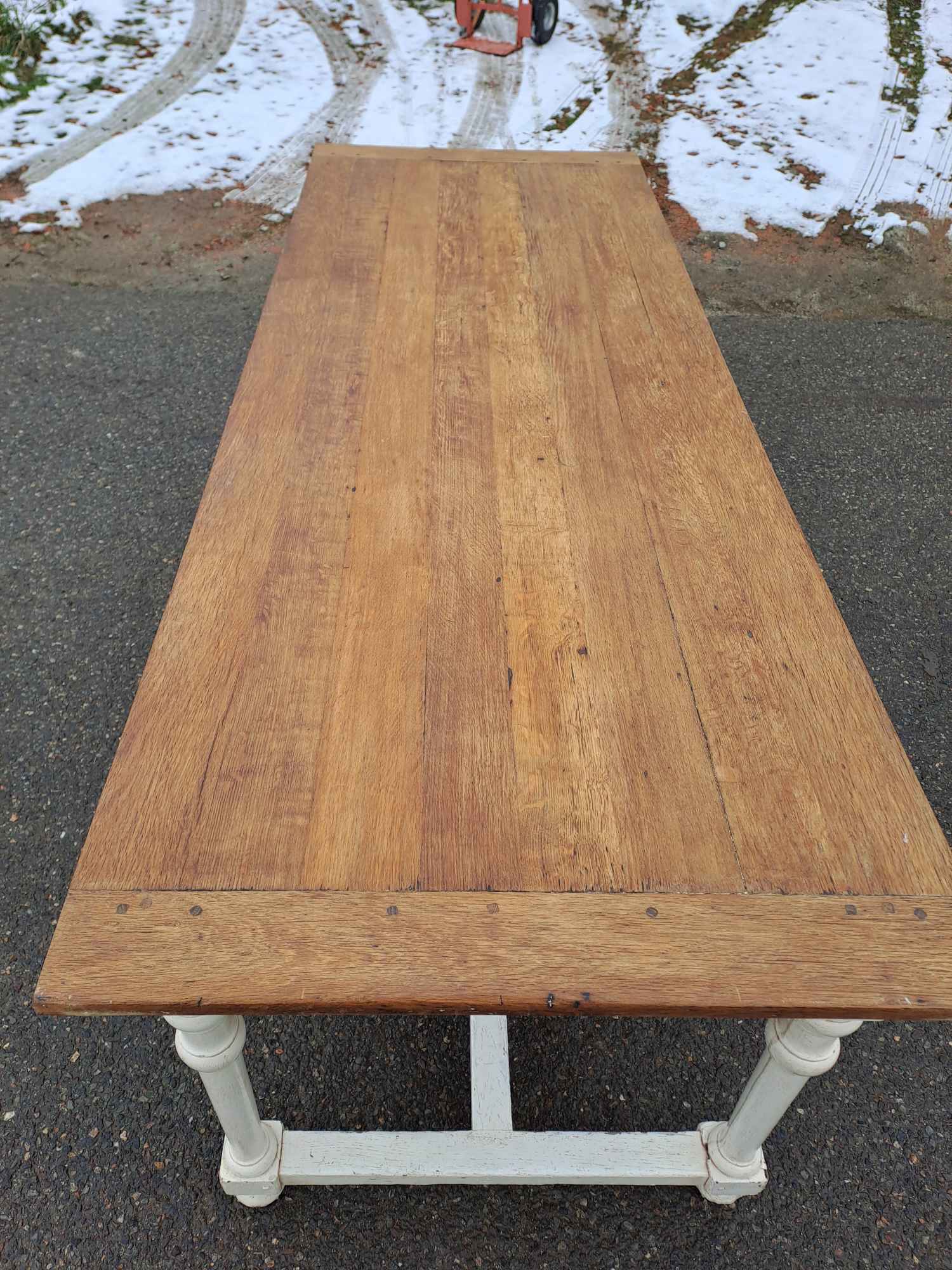 Oak farmhouse table