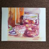 Watercolor on paper
