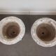 Jardinières Médicis en béton, lot de 4