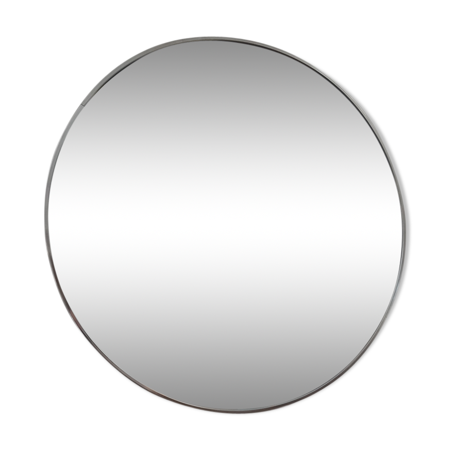 Barber round XXL mirror years 70 - 81x81cm