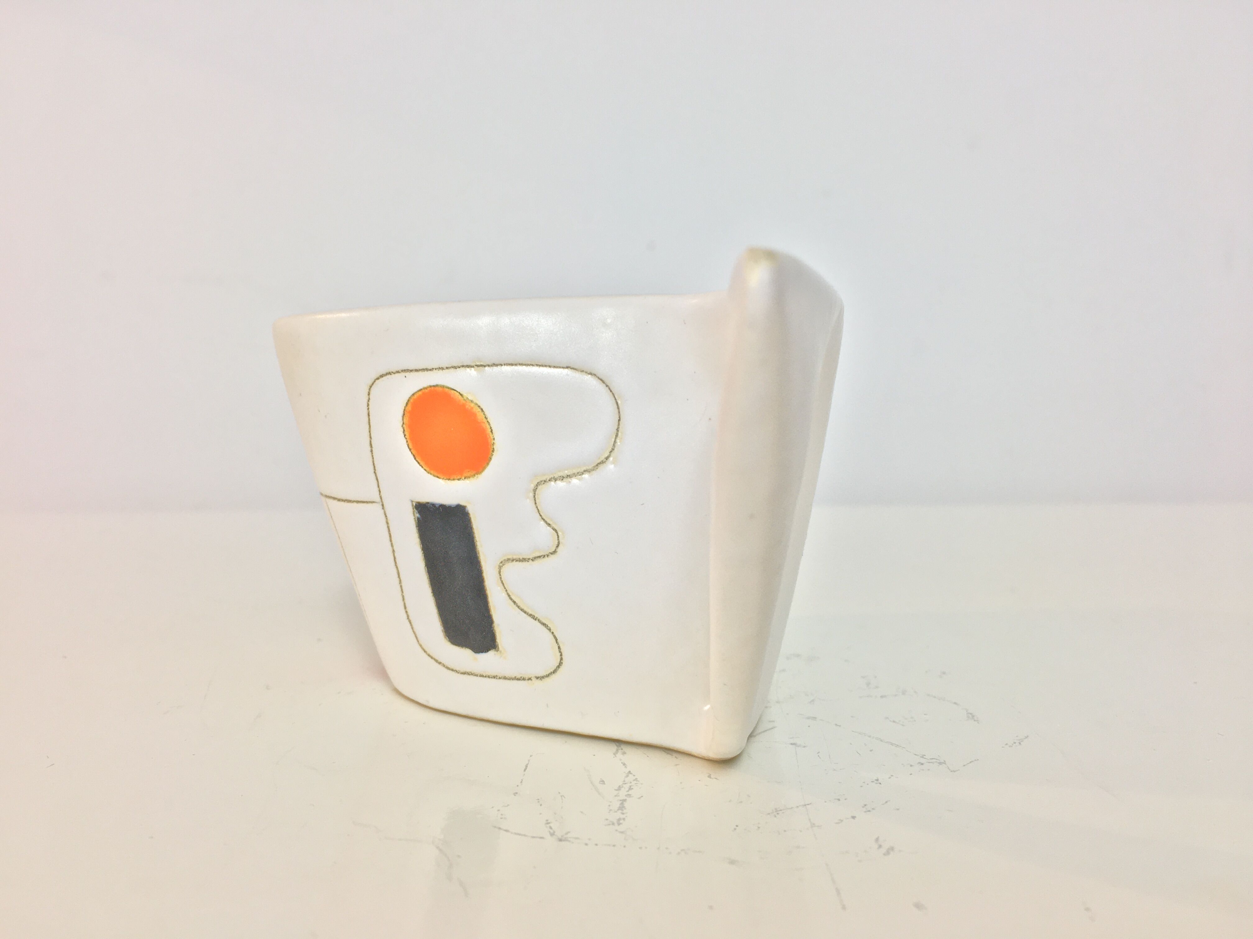 Orlando asymmetric ceramics from the 1950s Vallauris