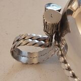 Empty pocket Maria Pergay silver metal